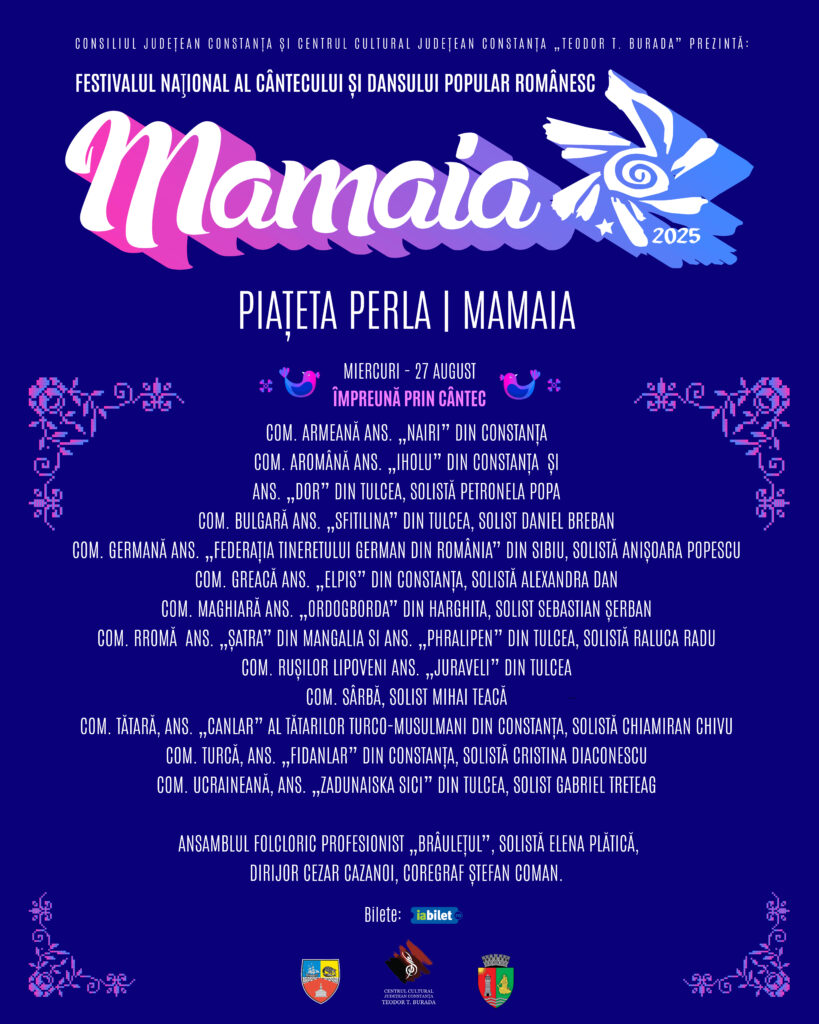 Folclorul prinde viață la malul mării!