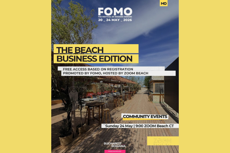 Pe 24 mai, FOMO ajunge la ZooM Beach cu o ediție specială despre litoral, business, plajă și vizibilitate.