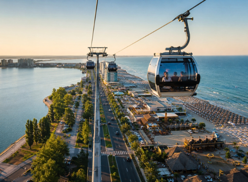 Telegondola Mamaia, între demolare și autostradă prin aer. Ce ar trebui făcut, de fapt, cu simbolul stațiunii