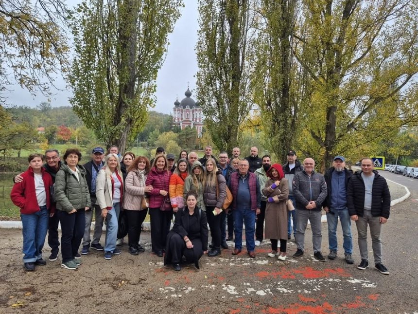 Delegația ANAT la Mănăstirea Curchi, Republica Moldova